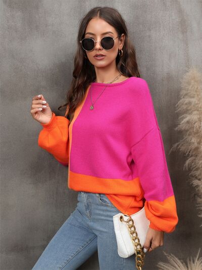 Kasia Color Block Sweater