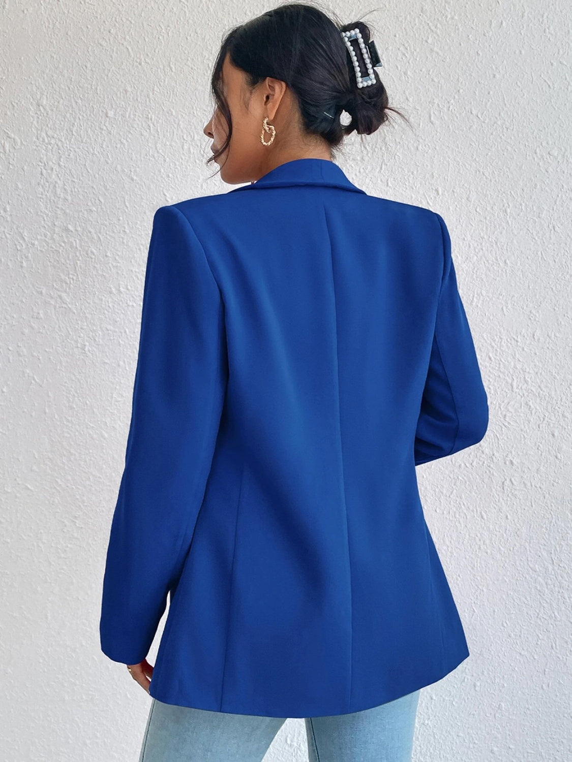 Evadne Shawl Collar Long Sleeve Blazer