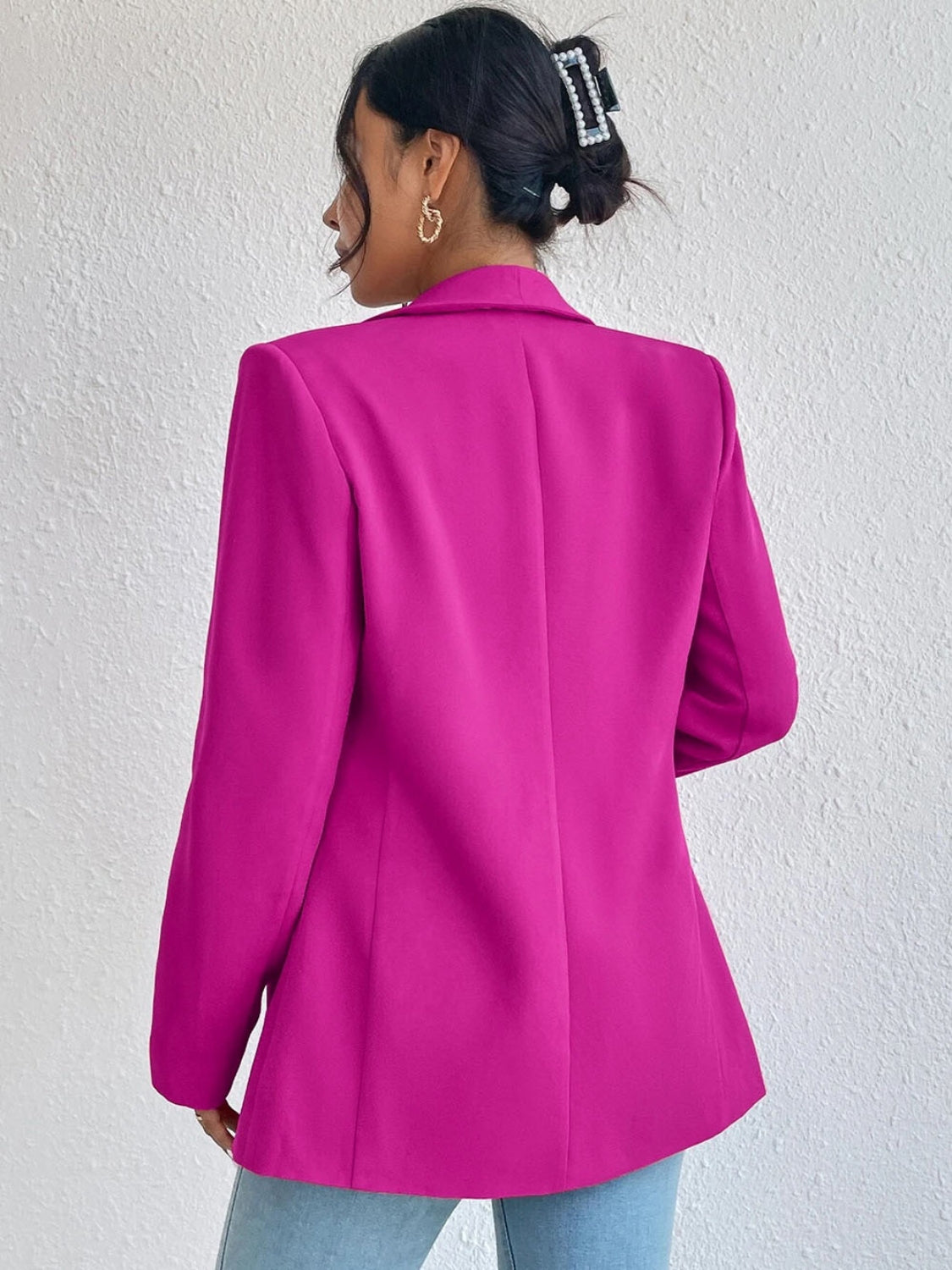 Evadne Shawl Collar Long Sleeve Blazer