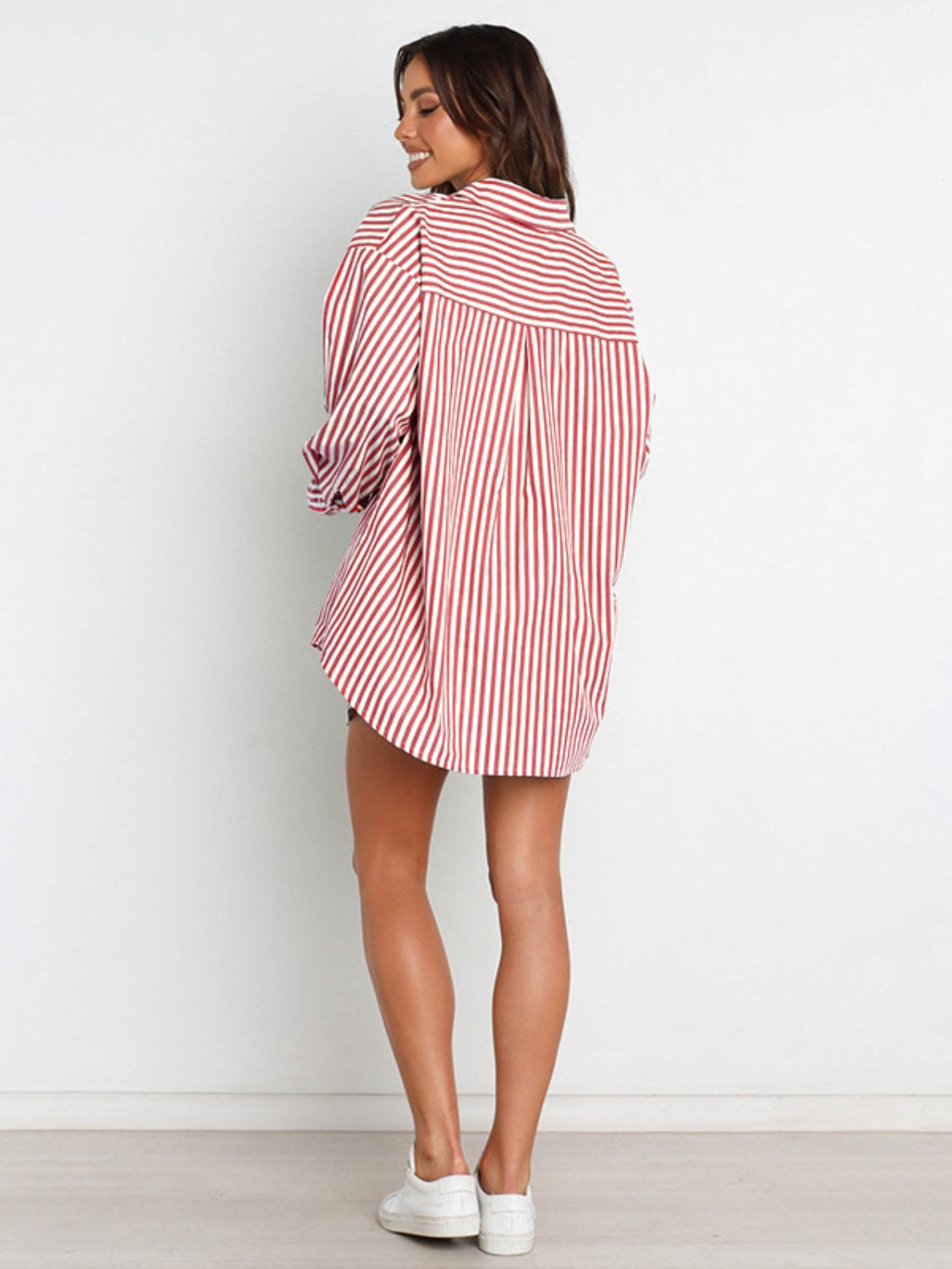 Thisbe Striped Shirt and Shorts Set