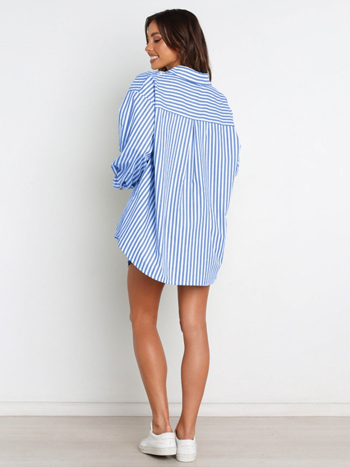 Thisbe Striped Shirt and Shorts Set