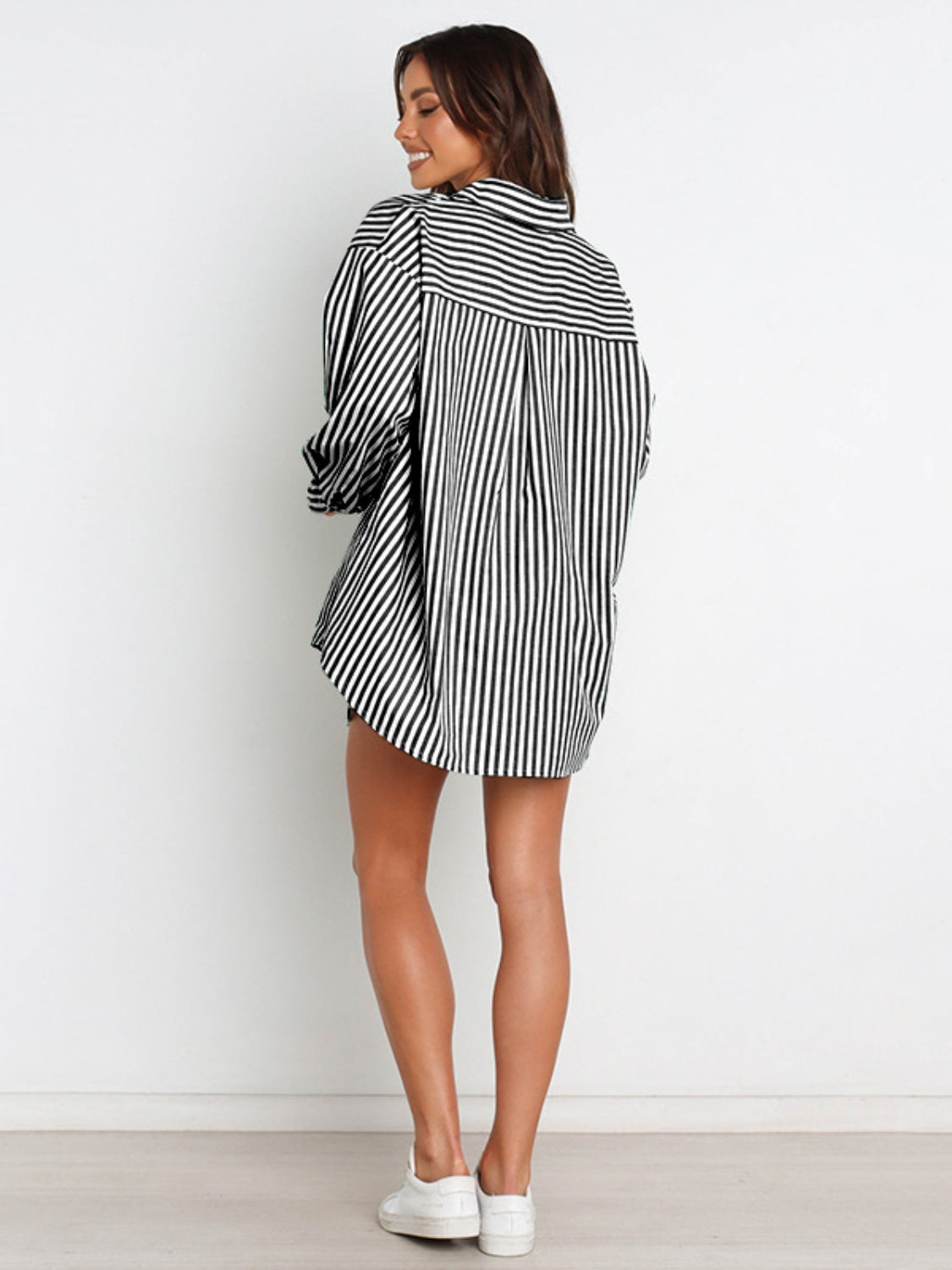 Thisbe Striped Shirt and Shorts Set