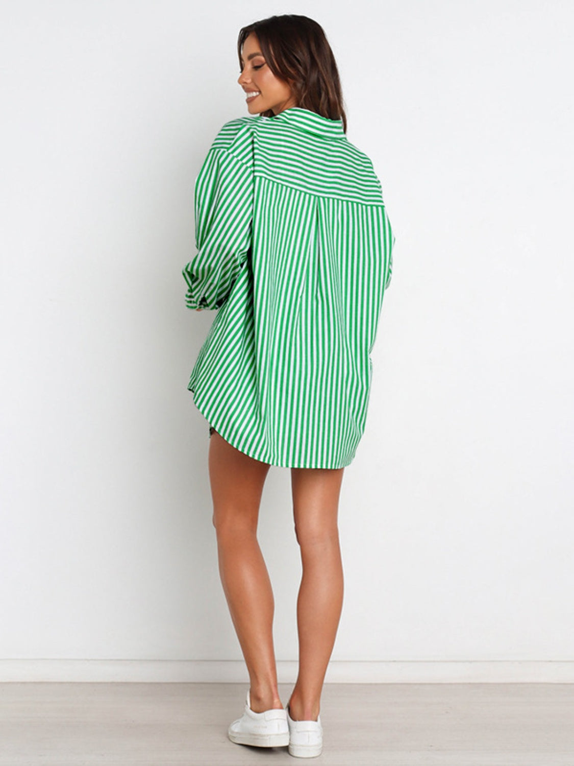 Thisbe Striped Shirt and Shorts Set