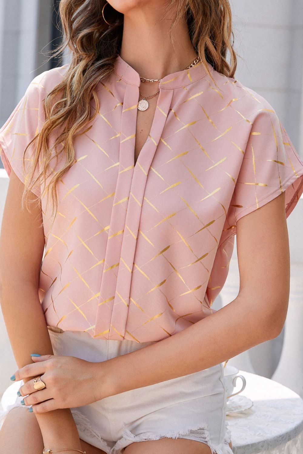 Lydia Short Sleeve Blouse