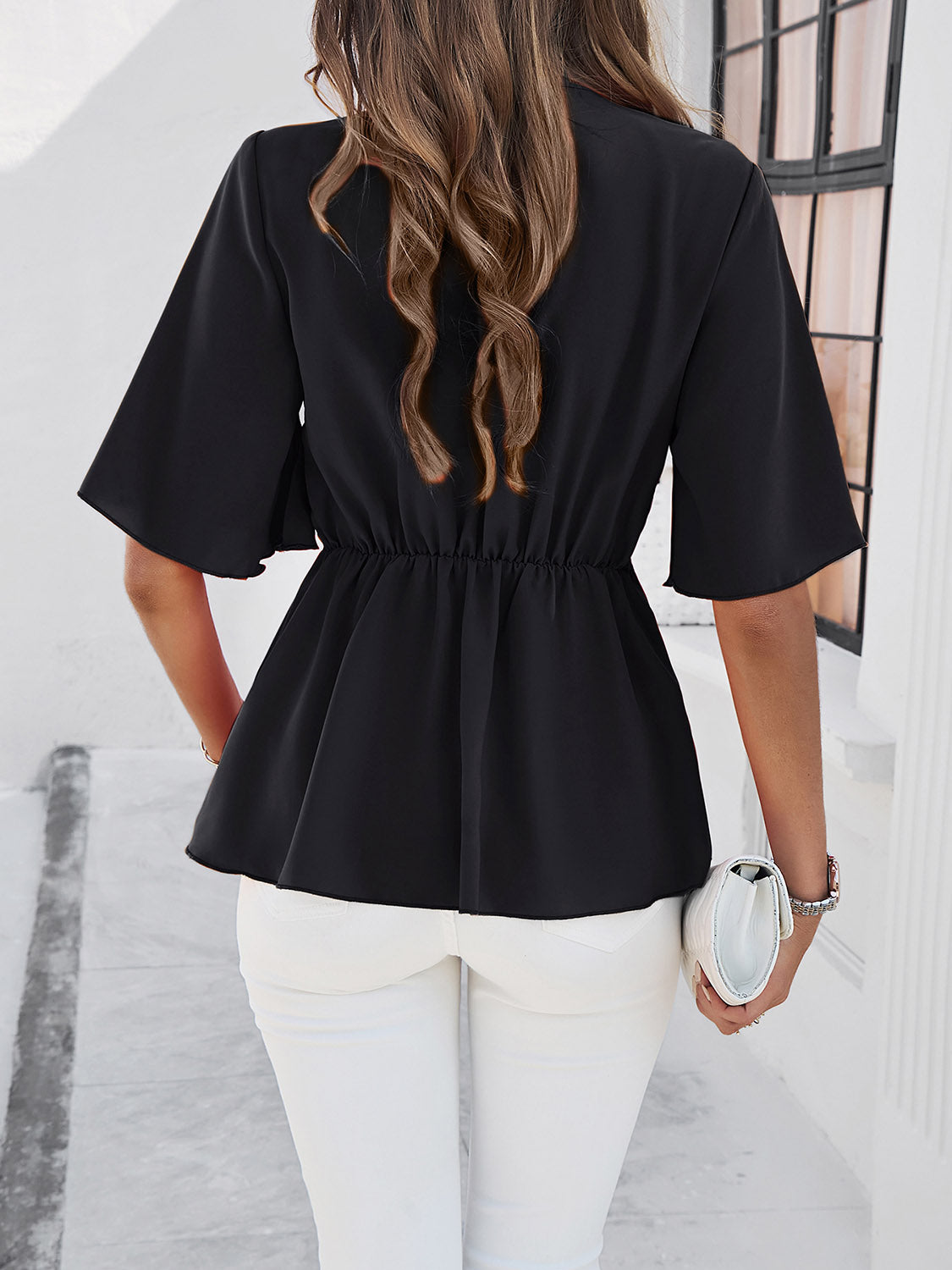 Anabella Tie Waist Blouse