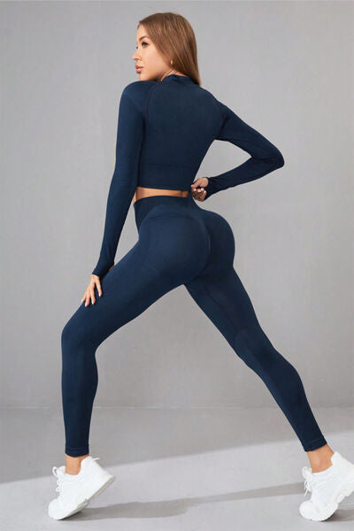 Rachel Long Sleeve Top and Pants Active Set