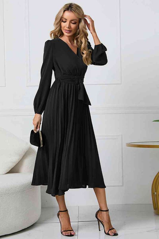 Jocelyn Tie Waist Midi Dress