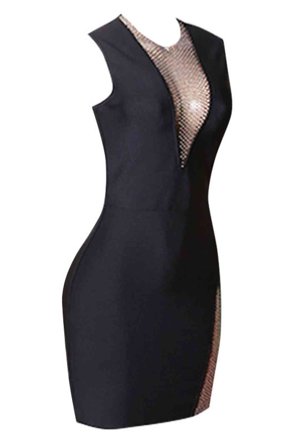 Delilah Dazzle Mesh Dress