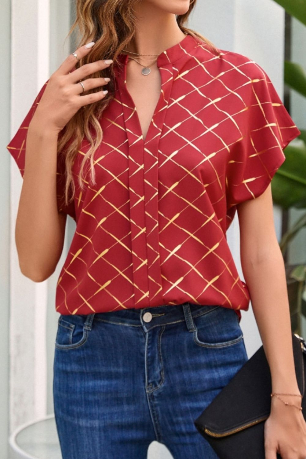 Lydia Short Sleeve Blouse