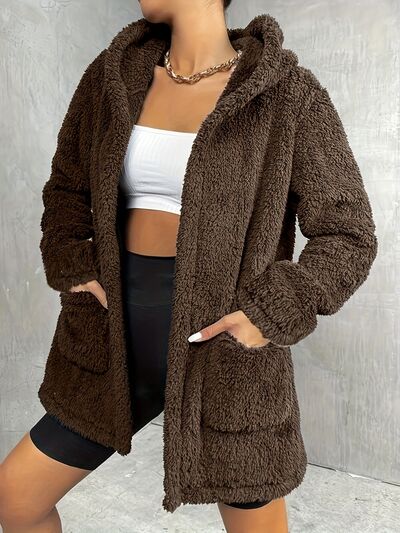 Orla Fuzzy Hooded Jacket