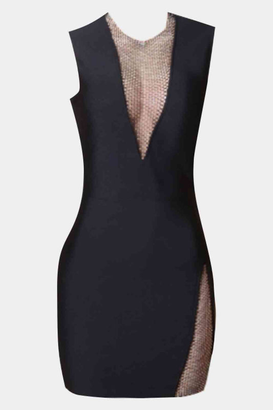 Delilah Dazzle Mesh Dress