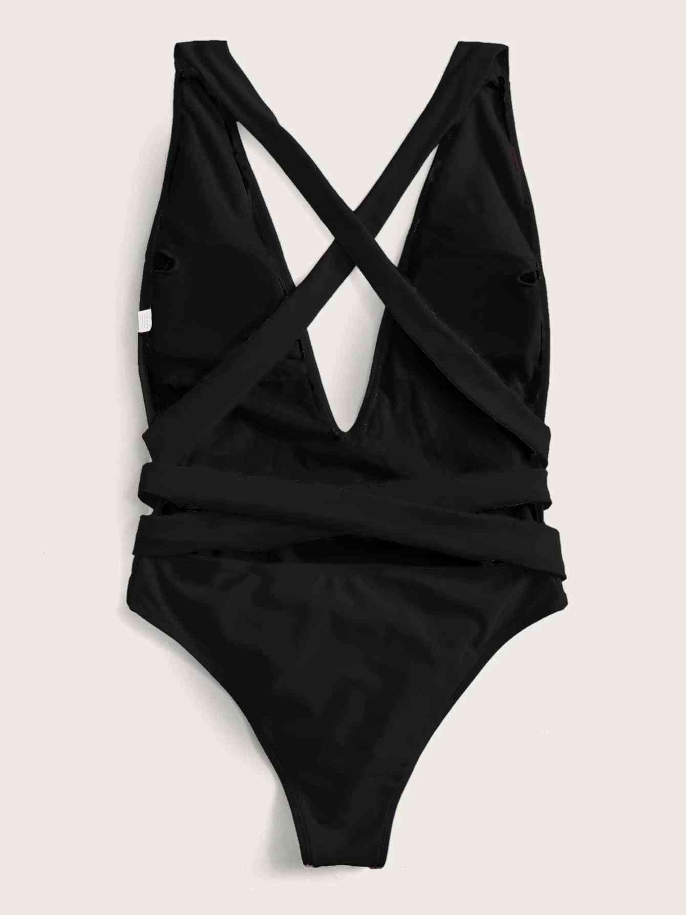 Mira Deep V One-Piece Swimsuit