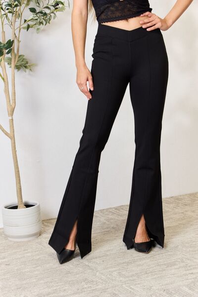 Gemma Slit Flare Pants