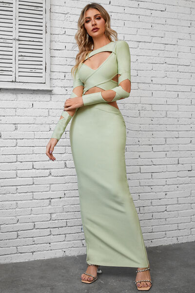 Elise Maxi Wrap Dress