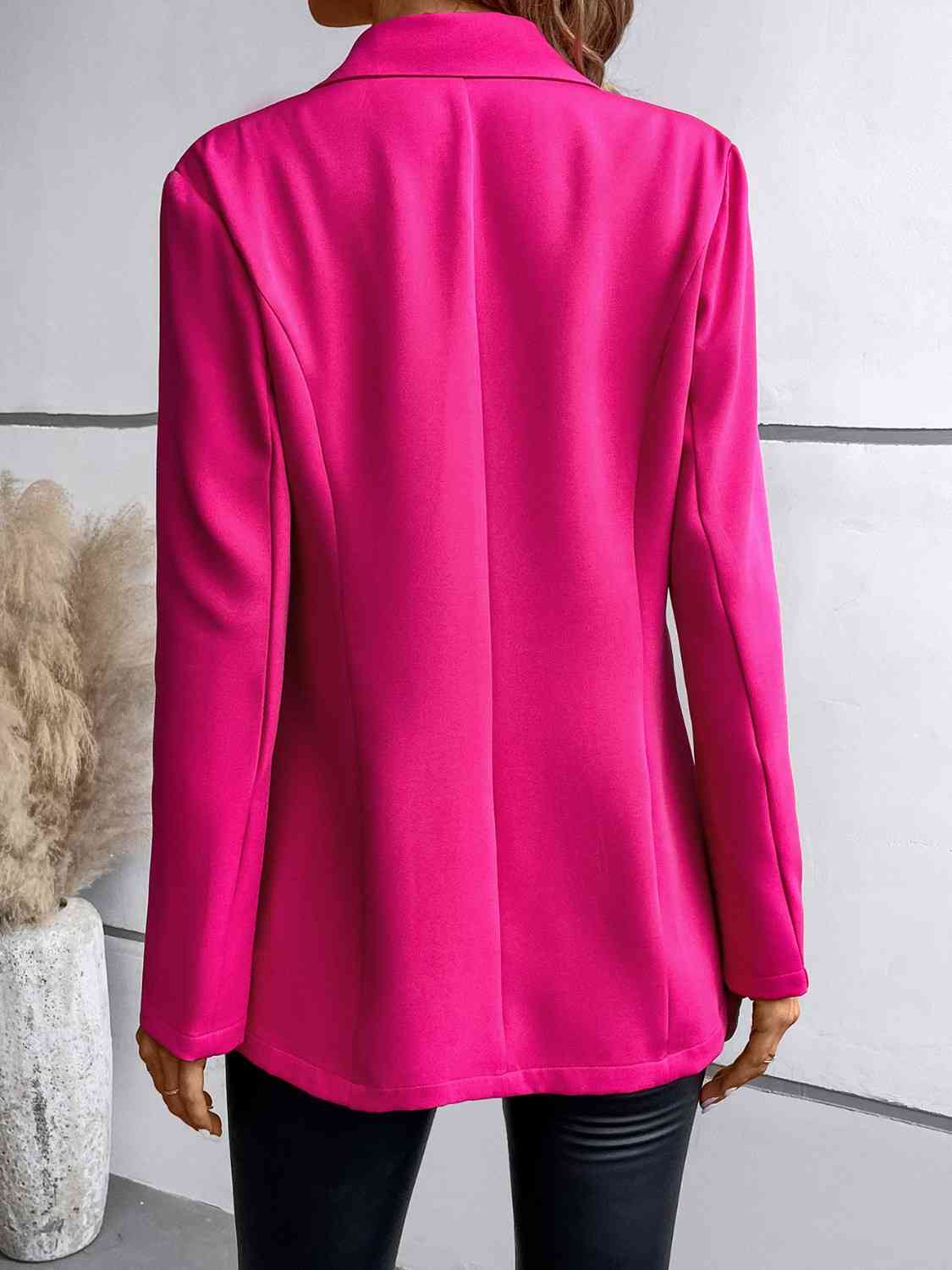 Cerise One-Button Blazer