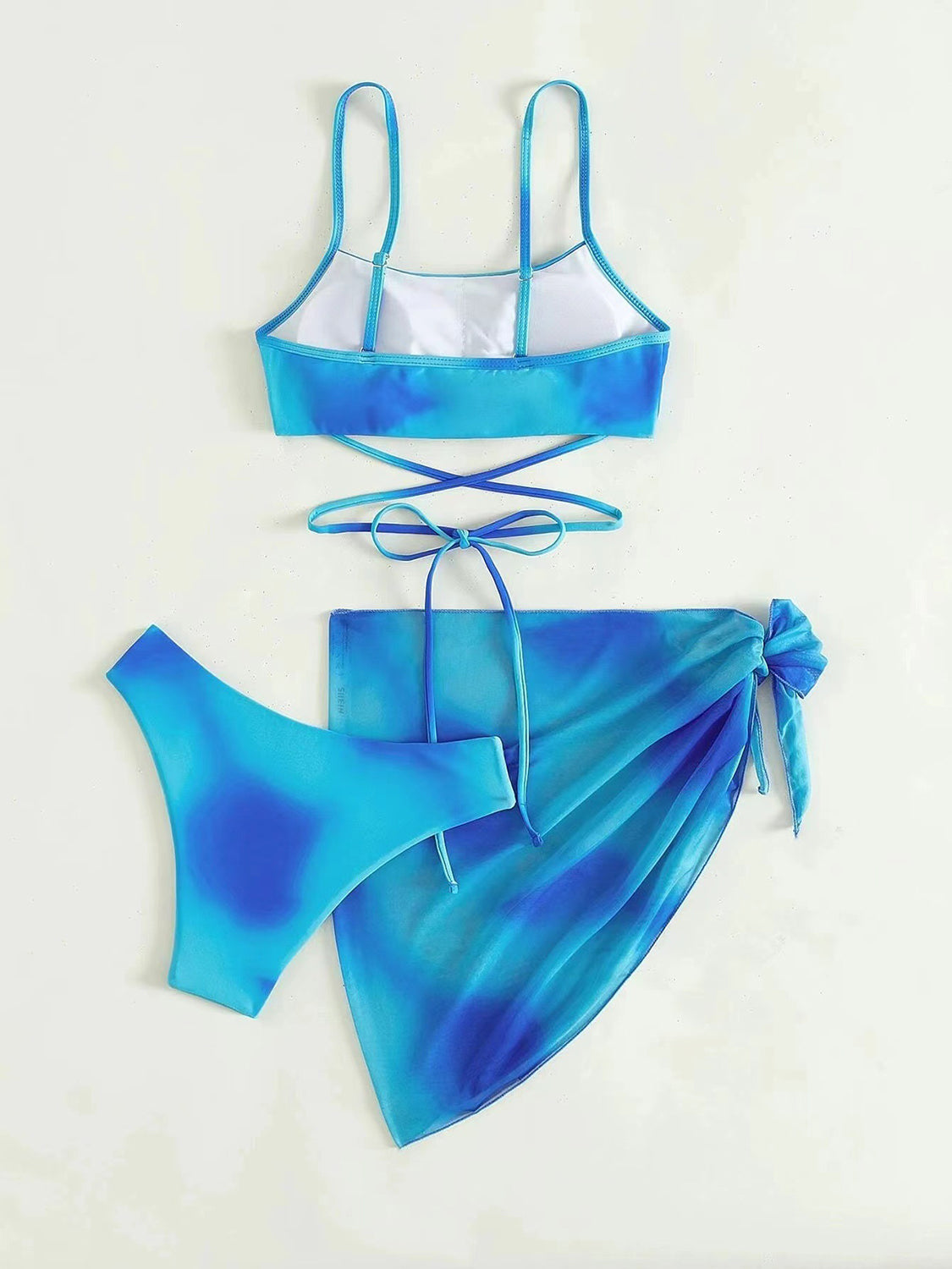 Bassey Gradient Three-Piece Swim Set