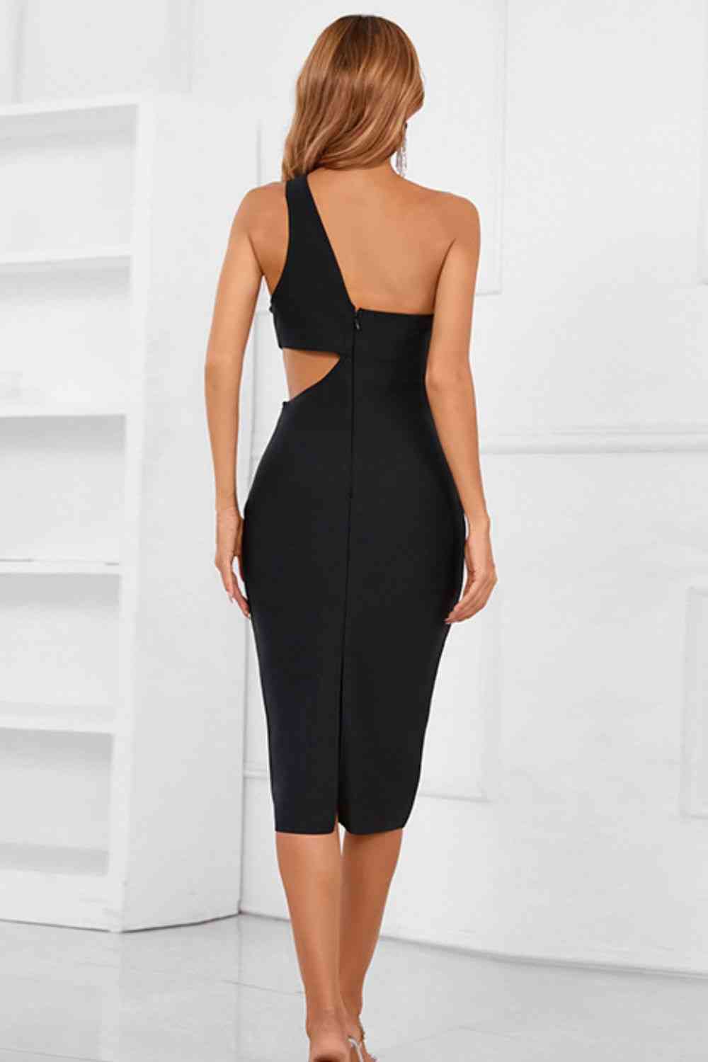 Hazel One-Shoulder Cutout Dress