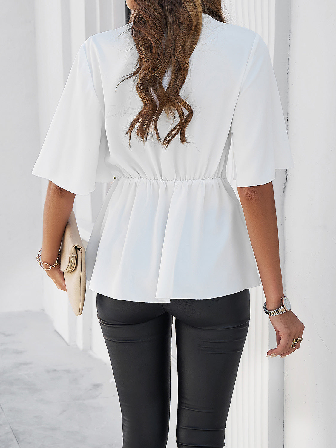 Anabella Tie Waist Blouse