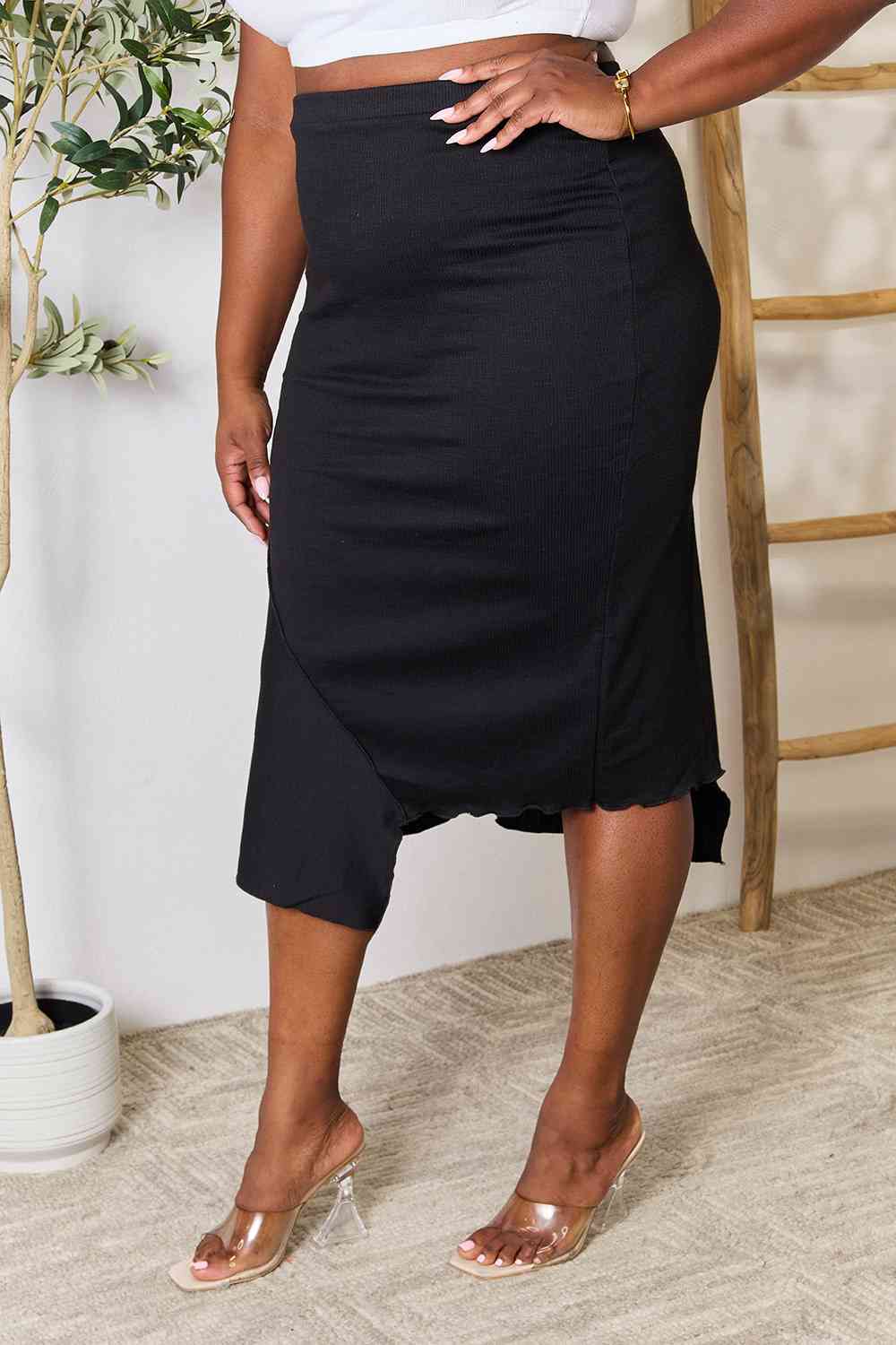 Teresa High Waist Midi Skirt