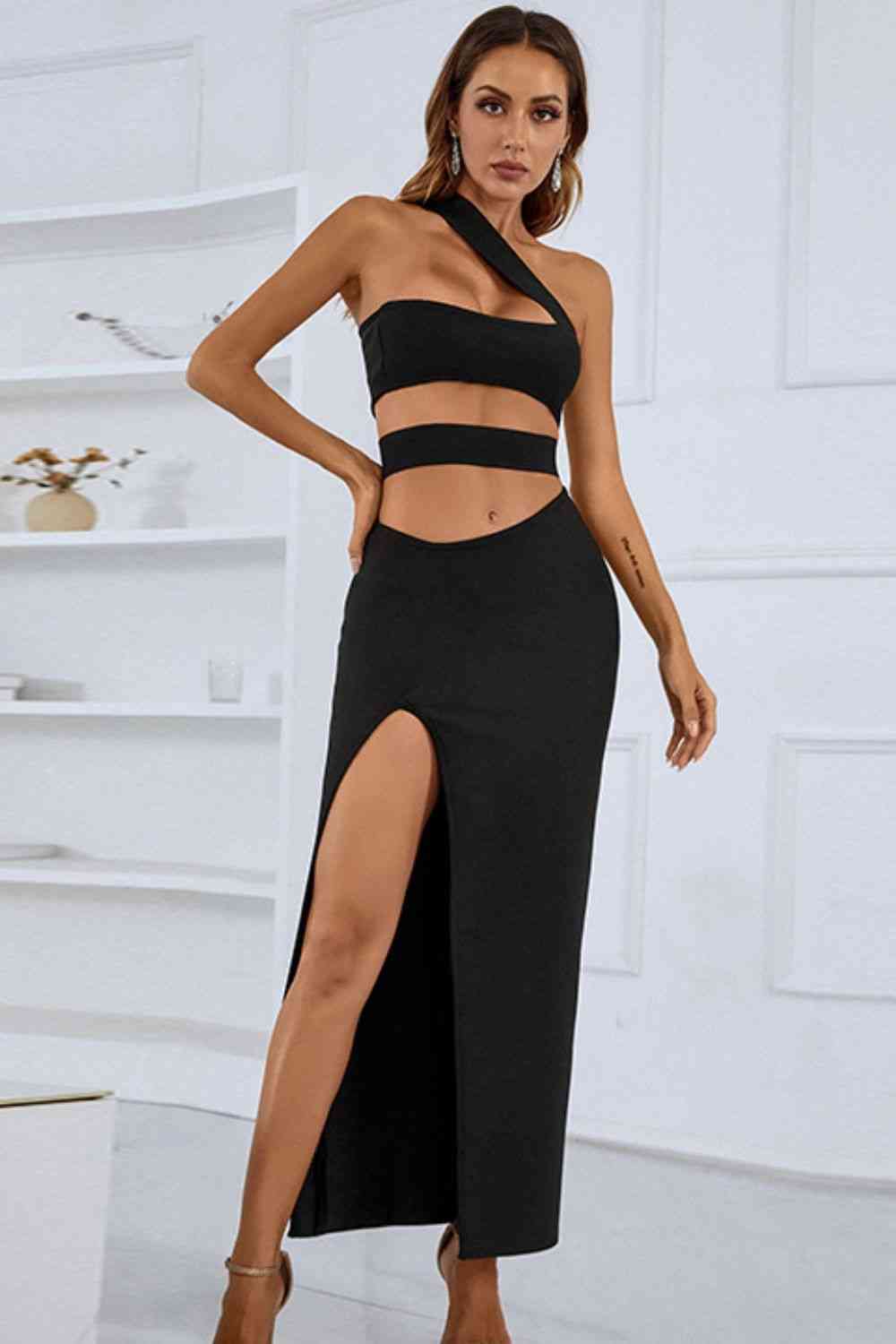 Brooke Front Split Maxi Dress