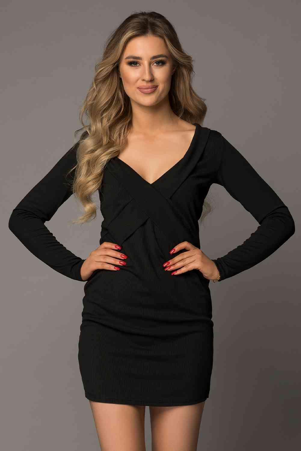 Vivian Ribbed Bodycon Dress