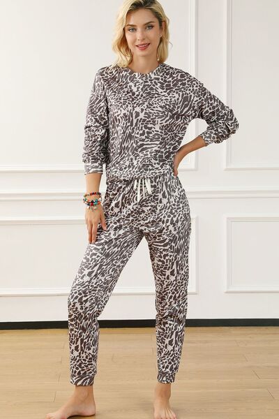 Sobia Leopard Lounge Set