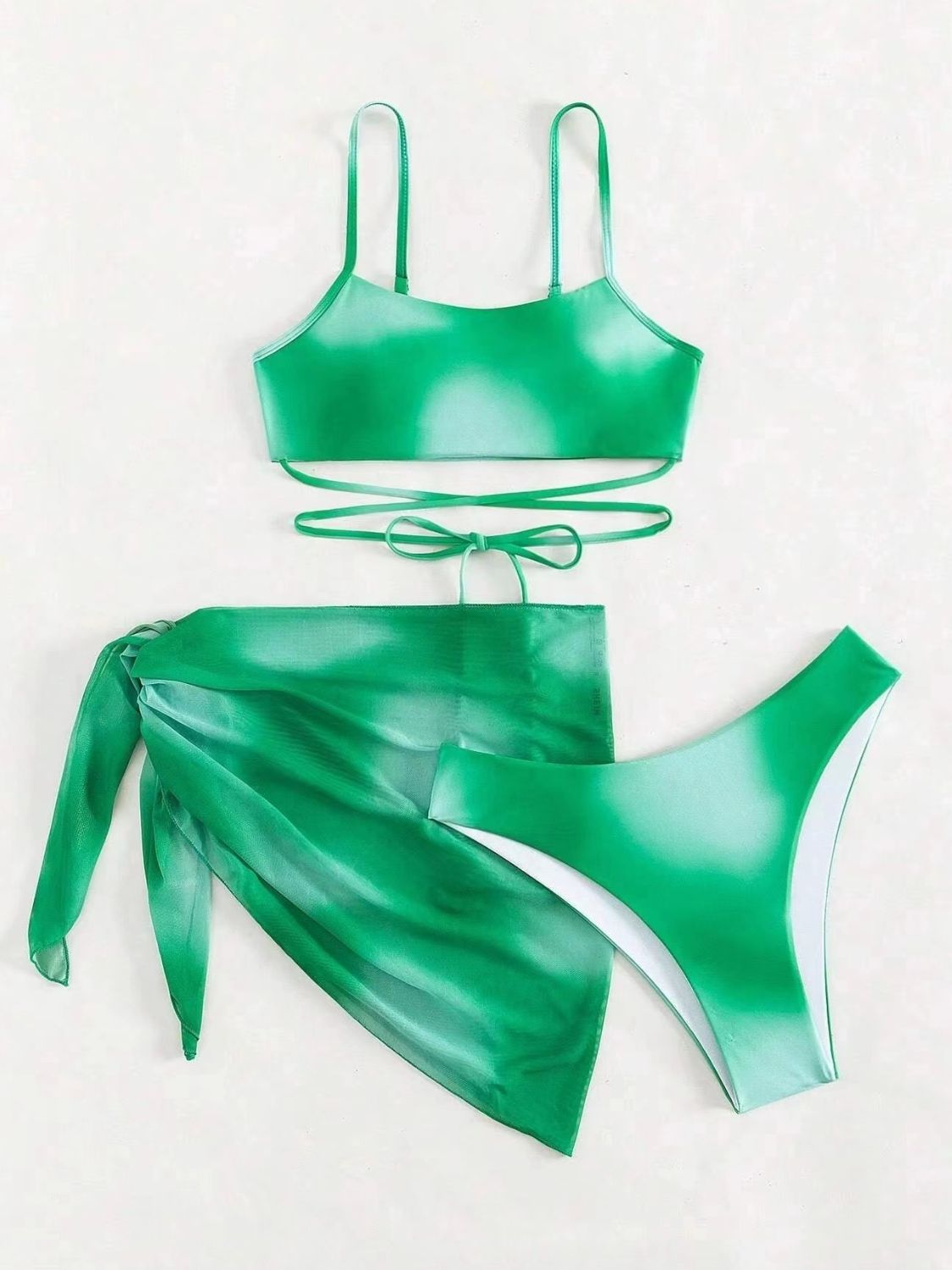 Bassey Gradient Three-Piece Swim Set