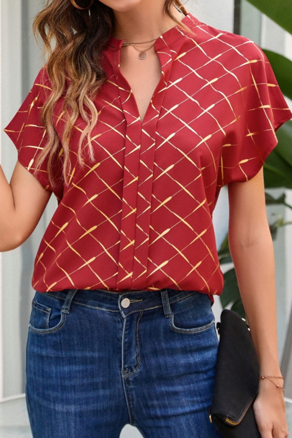 Lydia Short Sleeve Blouse