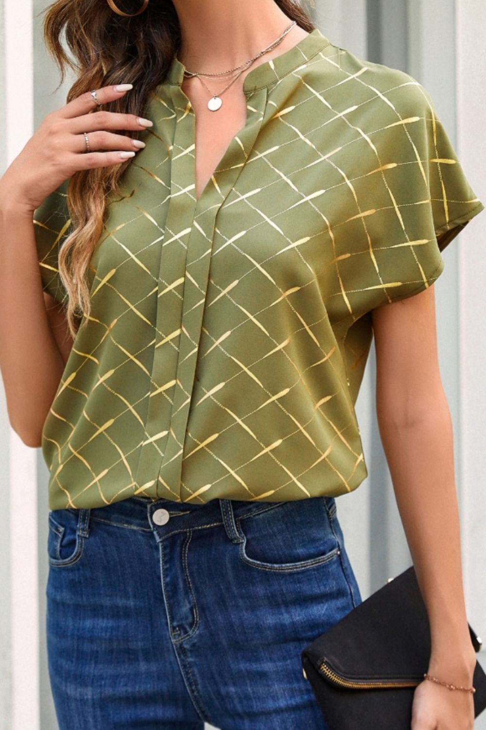 Lydia Short Sleeve Blouse