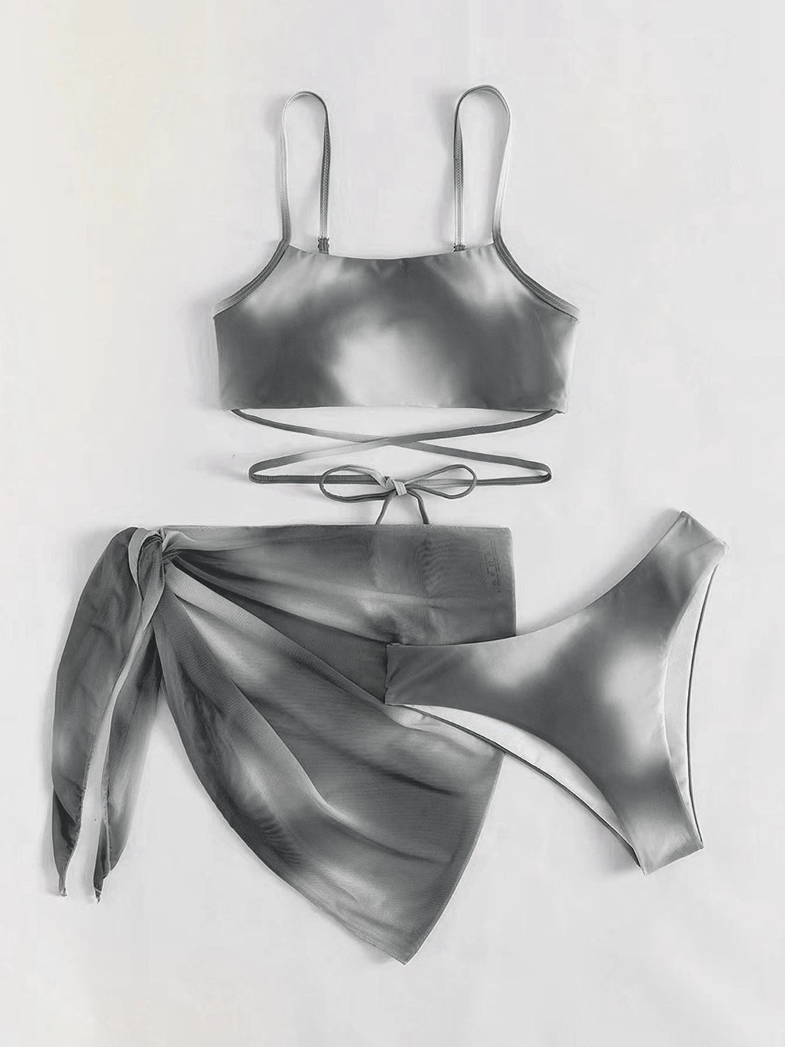 Bassey Gradient Three-Piece Swim Set