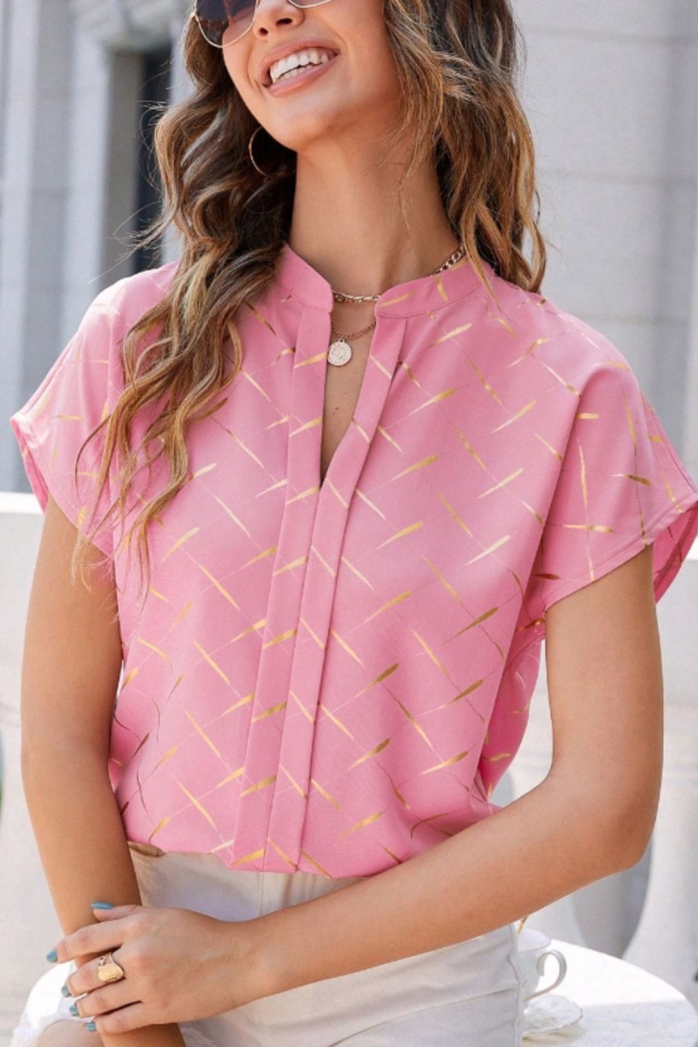 Lydia Short Sleeve Blouse