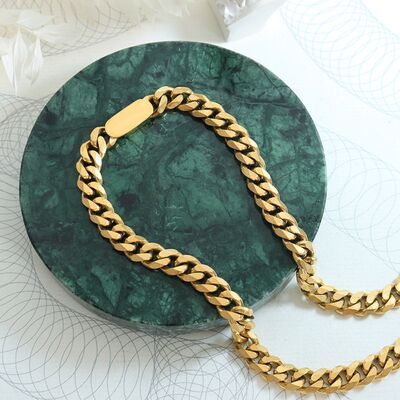 18K Gold-Plated Elegance Chain Necklace